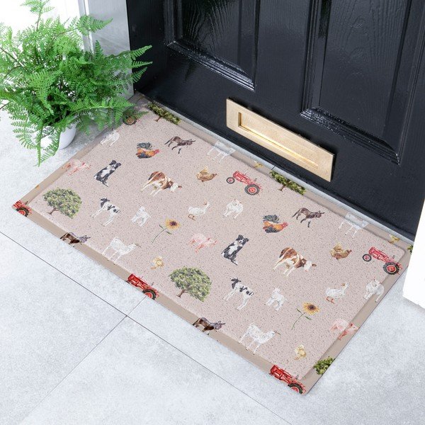 Iš PVC grindų kilimėlis 40x70 cm Farm Life – Artsy Doormats-image-1
