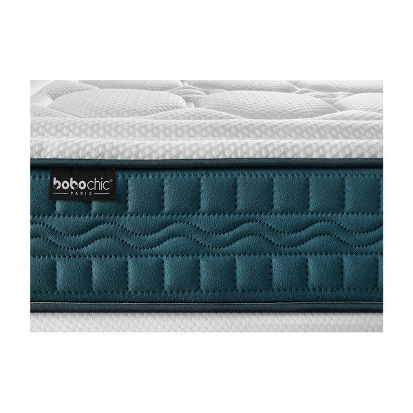 Baltas čiužinys su žaliu apvadu "Bobochic Paris Tendresse", 180 x 200 cm-image-3