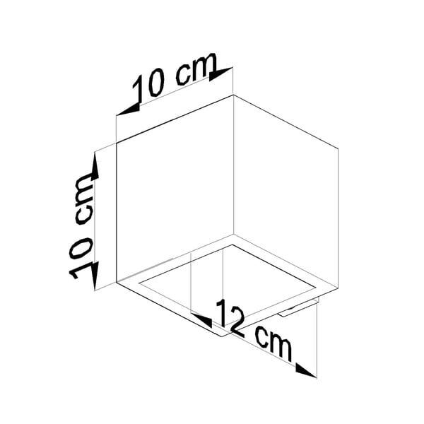 Medinis sieninis šviestuvas Sollux Geo-image-2
