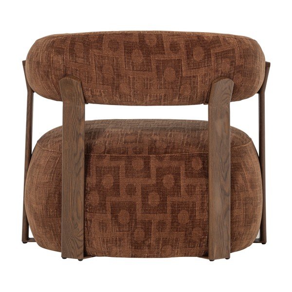 Rudos spalvos krėslas Foon – WOOOD-image-4