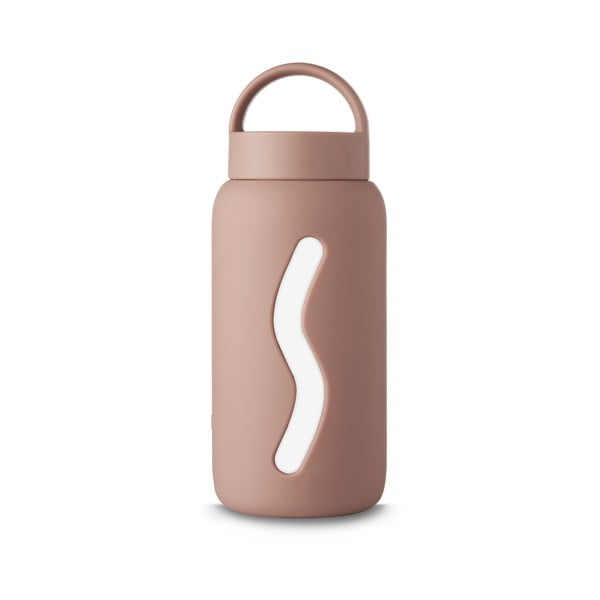 Šviesiai rudos spalvos kelioninis buteliukas 500 ml Desert Rose – Muuki
