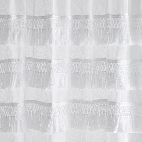 Balta užuolaida 229x140 cm Izmir Tassel - Pineapple Elephant-image-2