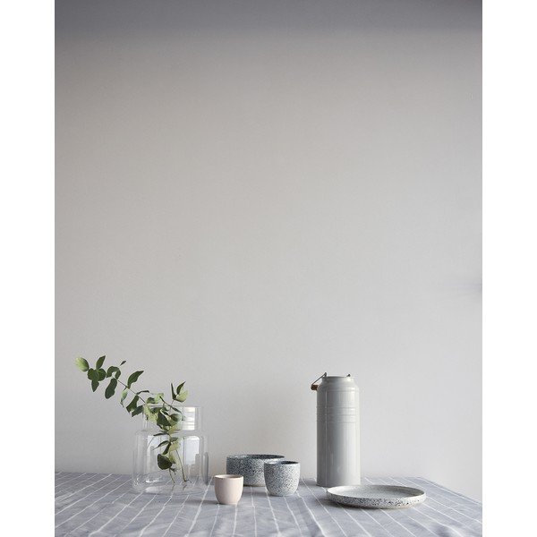 Baltos ir juodos spalvos akmens masės puodelis ÅOOMI Mess, 200 ml-image-2