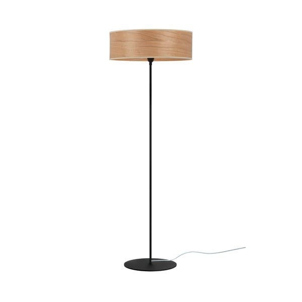 Vyšnios medienos grindų šviestuvas Sotto Luce TSURI XL, ø 45 cm-image-1