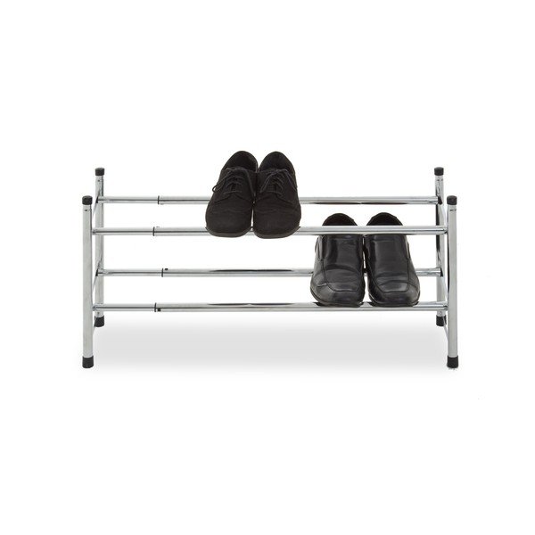 Iš metalo teleskopinė batų lentyna sidabrinės spalvos – Premier Housewares-image-2