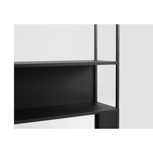 Juoda metalinė knygų spinta CustomForm Hyller Side-image-3