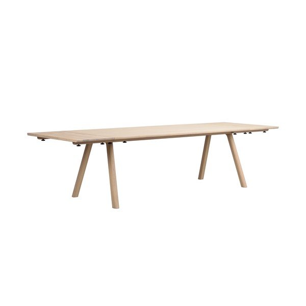 Iš ąžuolo masyvo stalo prailginimas 95x45 cm Clapperton – Rowico-image-3