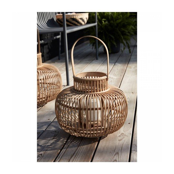 2 bambukinių žibintų rinkinys Hübsch Bamboo-image-4