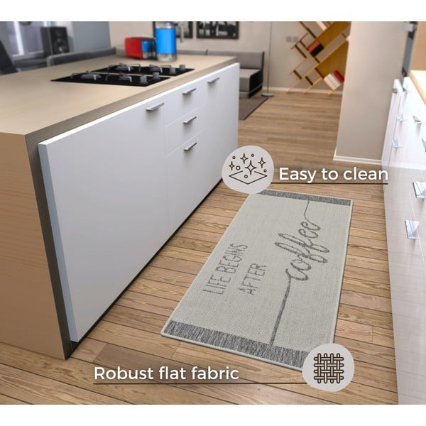 Kilimas pilkos spalvos 62x150 cm Cucina – Hanse Home-image-4