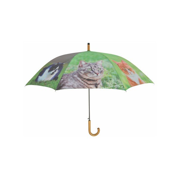 Skėtis su katės raštu Esschert Design, ⌀ 120 cm