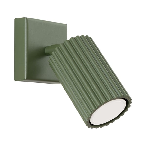 Žalios spalvos taškinis šviestuvas 8x16 cm Gleam – Sollux