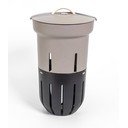 Taupe spalvos komposto dėžė – Plastia