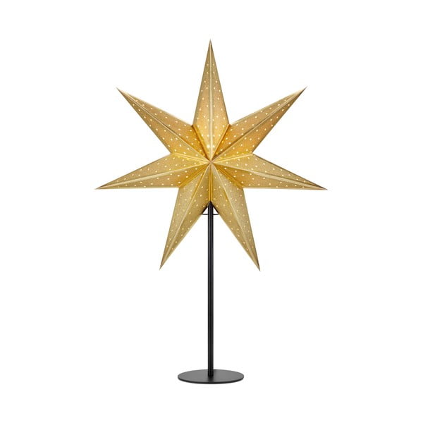 Šviečianti dekoracija auksinės spalvos su Kalėdų motyvu ø 45 cm Glitter – Markslöjd