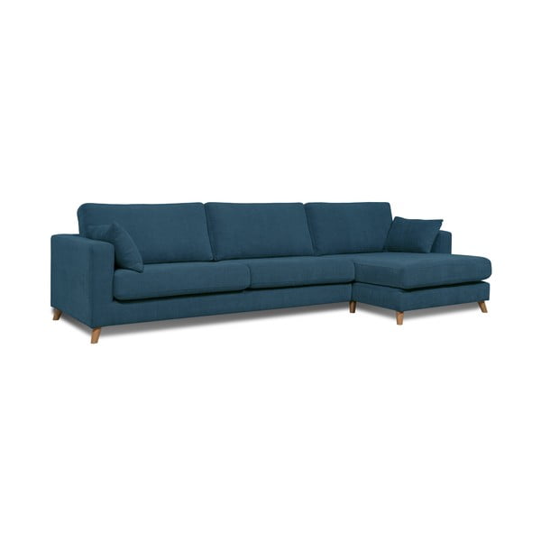Tamsiai mėlyna kampinė sofa (dešinysis kampas) Faria - Scandic-image-1