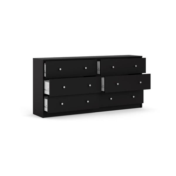 Juoda komoda Tvilum May, 143 x 68 cm-image-2