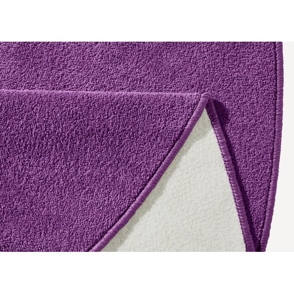 Apvalios formos kilimas tamsiai violetinės spalvos ø 200 cm Fancy – Hanse Home-image-3