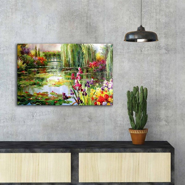 Paveikslas ant drobės Impressionist Garden, 70 x 45 cm-image-3