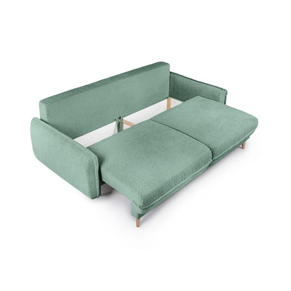 Sulankstoma sofa žalios spalvos iš boucle 215 cm Patti – Bonami Selection-image-2