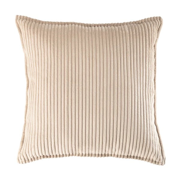 Šviesiai rudos spalvos iš kordinio velveto vaikiška sofos pagalvėlė Block – Wigiwama