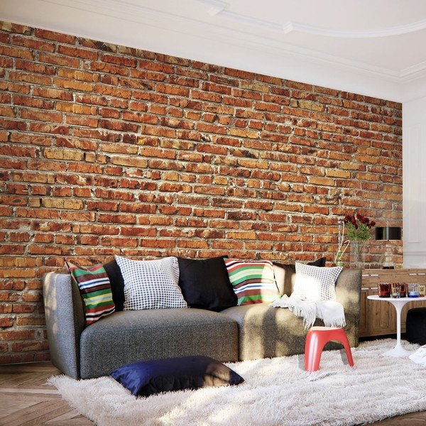 Didelio formato tapetai Artgeist Brick Wall, 400 x 280 cm-image-1