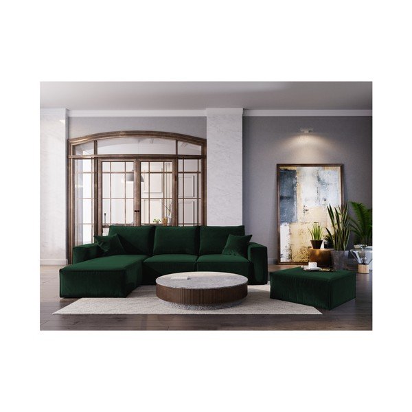 Žalias pufas Cosmopolitan Design Florida, 65 x 65 cm-image-3