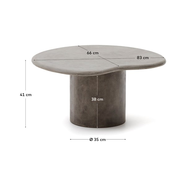 Sodo kavos staliukas 77x83 cm Macarella – Kave Home-image-4