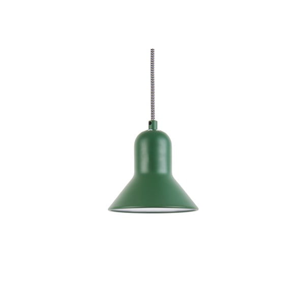 Žalias pakabinamas šviestuvas "Leitmotiv Slender", aukštis 14,5 cm