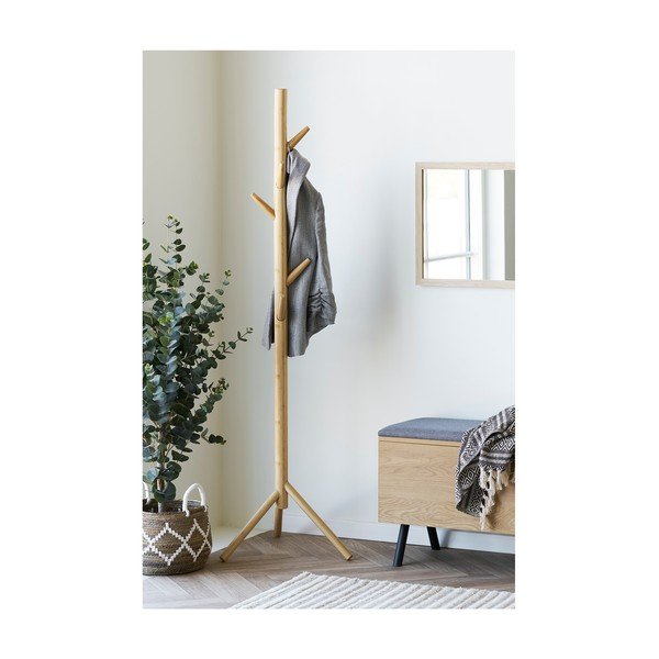 Natūralios spalvos iš bambuko palto stovas ø 50x163 cm Wanaka – House Nordic-image-1
