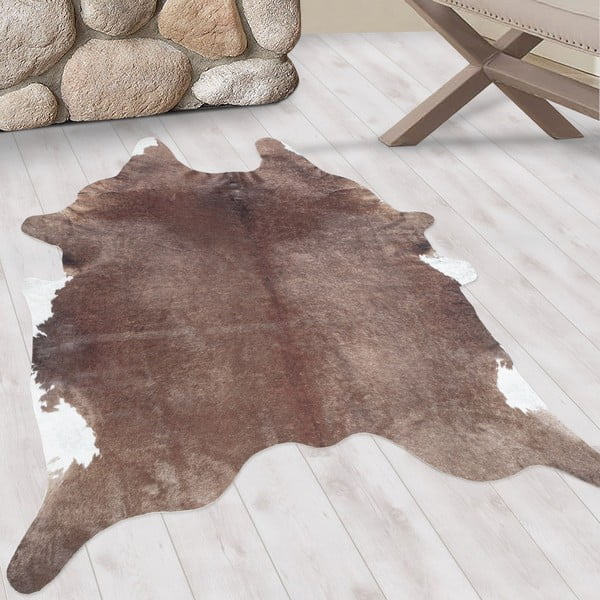 Sintetinė oda rudos spalvos 100x135 cm Etosha – Ayyildiz Carpets-image-1
