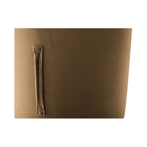 Šviesiai rudas pufas Mazzini Sofas Fiore, skersmuo 40 cm-image-3