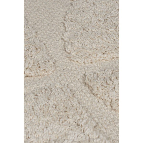 Rankų darbo iš medvilnės kilimas kreminės spalvos 80x150 cm Ada Arch Geo – Flair Rugs-image-2