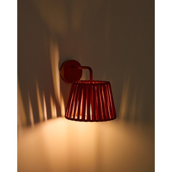 Sieninis lauko šviestuvas LED saulės baterijos (aukštis 23 cm) Aldet – Kave Home-image-1