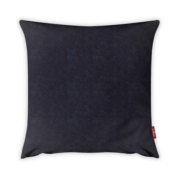 Juodos spalvos medvilninis pagalvės užvalkalas Vitaus, 42 x 42 cm