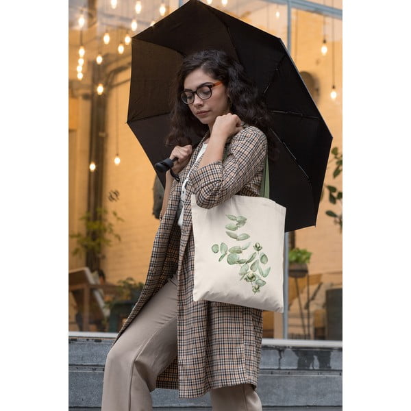 Smėlio spalvos tekstilinė rankinė Kate Louise-image-3