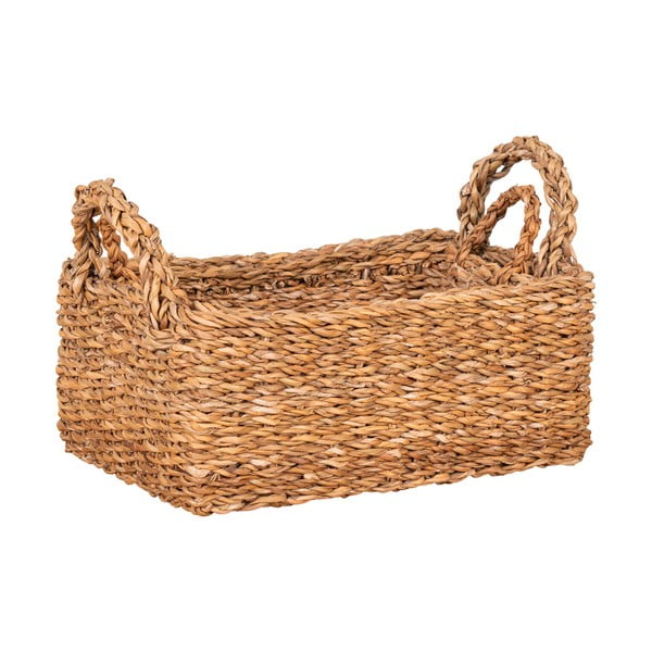 Iš jūržolės krepšiai 2 vnt. 32x23x13 cm Morella – House Nordic-image-2