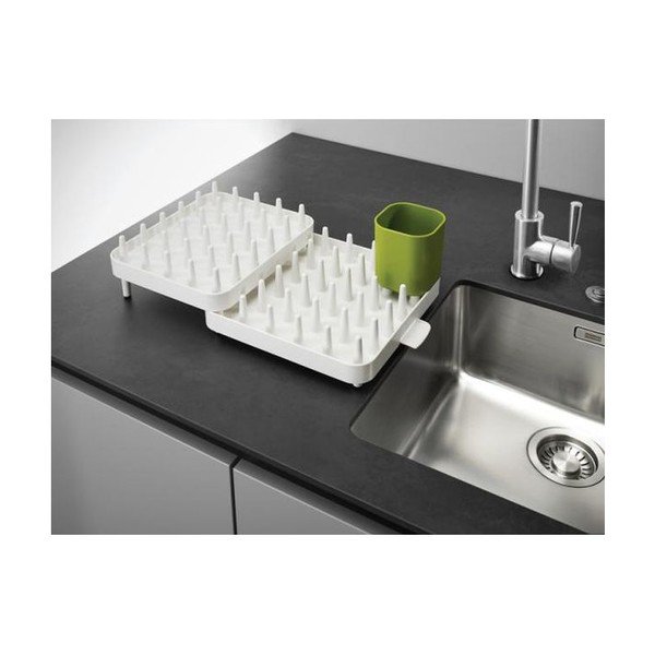 Baltas reguliuojamas 3 dalių nulašėjimo padėklas Joseph Joseph Connect-image-3