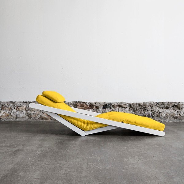 Keičiama poilsio kėdė "Karup Figo White/Amarillo-image-3