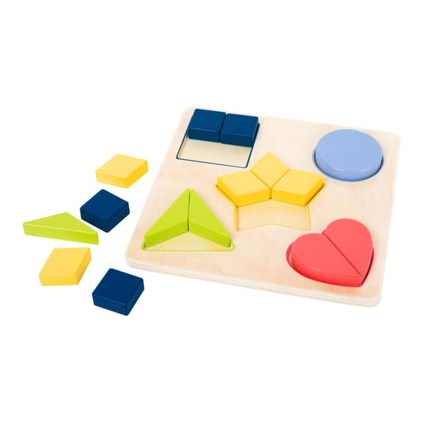Vaikų medinis edukacinis žaidimas "Legler Puzzle