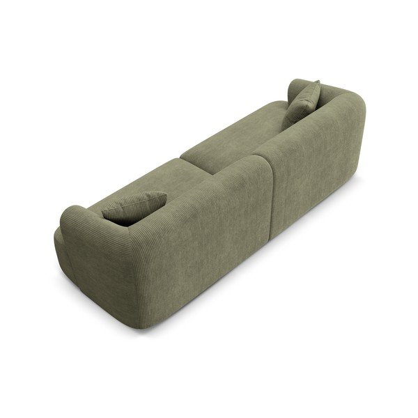 Žalios spalvos sofa iš kordinio velveto 255 cm Campi – Cosmopolitan Design-image-4