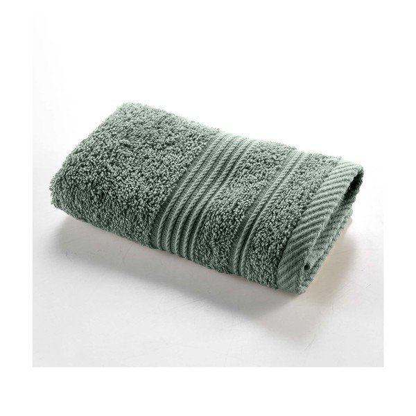 Šalavijo spalvos iš frote audinio iš medvilnės rankšluostis 30x50 cm Tendresse – douceur d'intérieur