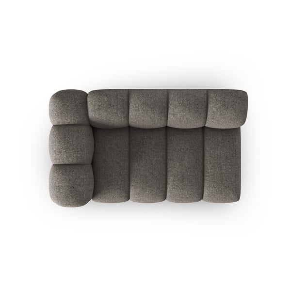 Modulinė sofa tamsiai pilkos spalvos (su kairiuoju kampu) Lupine – Micadoni Home-image-1