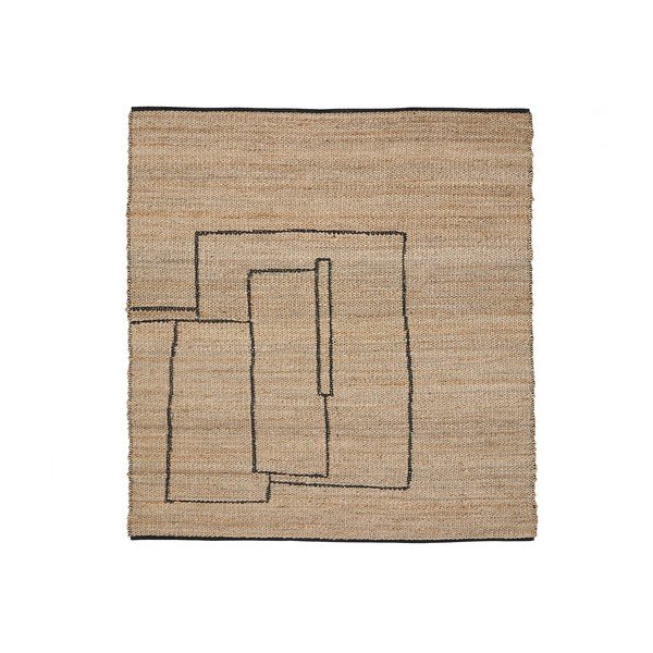 Apverčiamas/rankų darbo natūralios spalvos iš džiuto kilimas 200x300 cm Velira – Kave Home-image-3