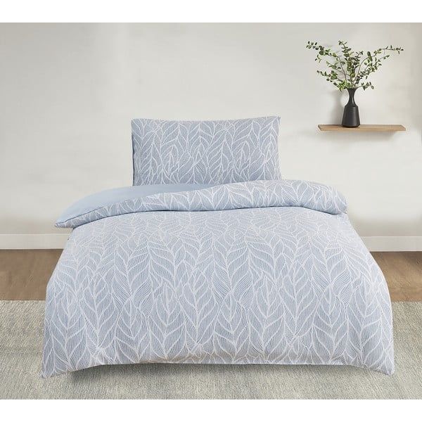 Iš žakardo viengulė patalynė mėlynos spalvos 140x200 cm Florida – My House