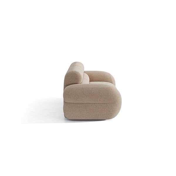Smėlio spalvos sofa iš šenilinio audinio 220 cm Neo – Micadoni -image-1