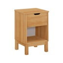 Iš pušies masyvo naktinis staliukas natūralios spalvos Post – Støraa