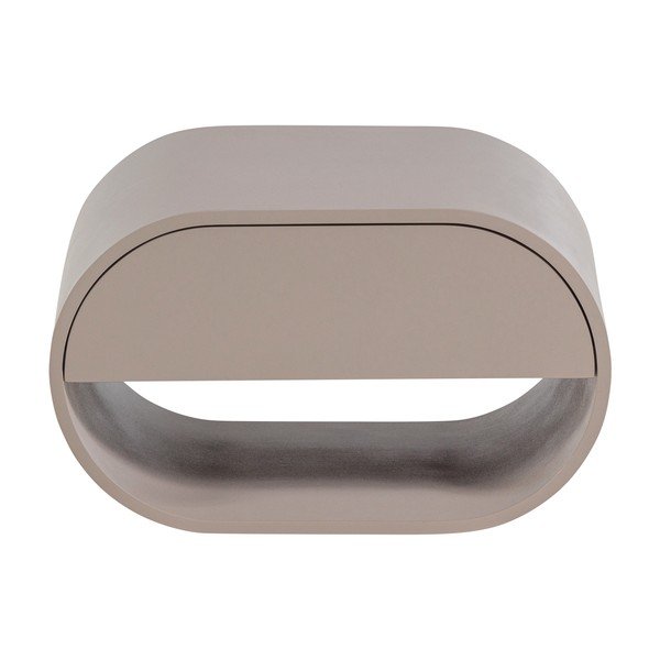 Pilkai smėlinės spalvos kelių aukštų sieninė lentyna 39 cm Momo – WOOOD