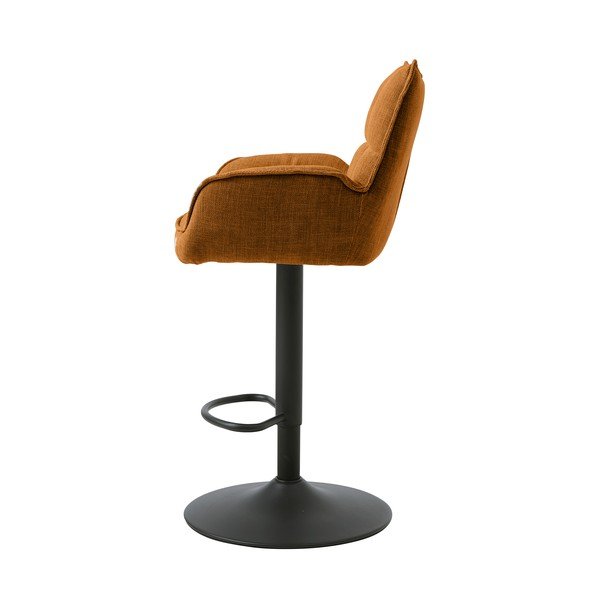 Oranžinės spalvos reguliuojamo aukščio baro taburėtės 2 vnt. Marilla – Unique Furniture-image-3