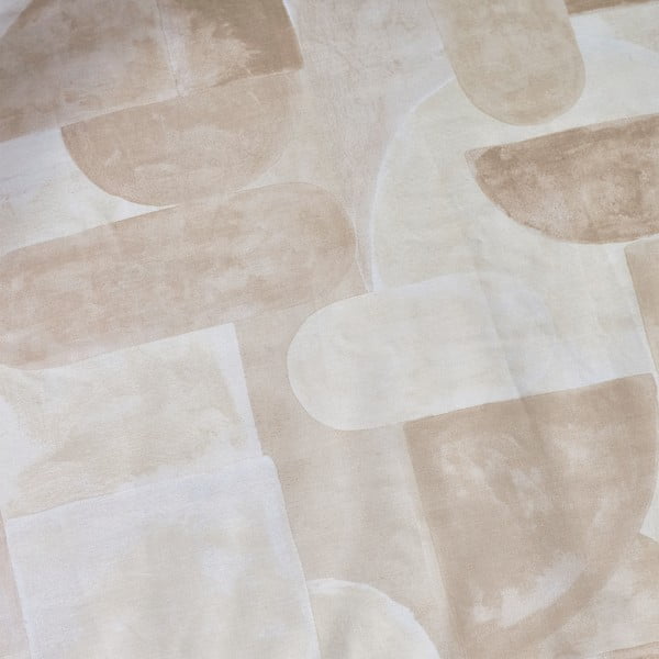 Smėlio spalvos dvigulė patalynė 200x200 cm Sloane Geo – Catherine Lansfield-image-4