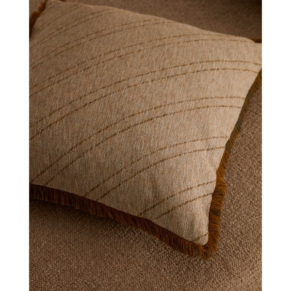 Iš medvilnės dekoratyvinis pagalvės užvalkalas 45x45 cm Cral – Kave Home-image-1