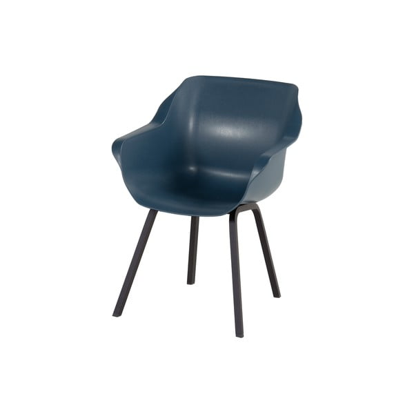 Plastikinės sodo kėdės tamsiai mėlynos spalvos 2 vnt. Sophie Element – Hartman